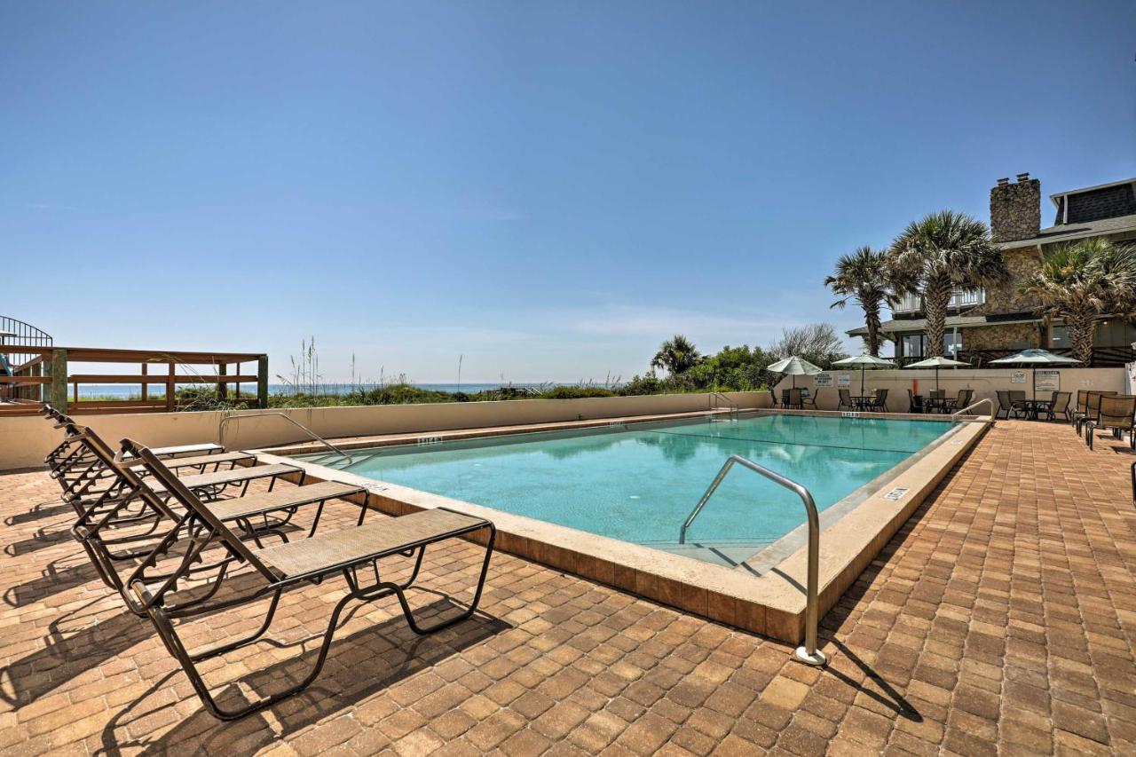 Oceanfront St Augustine Studio With Pool Access! Сент Августин Екстериор снимка