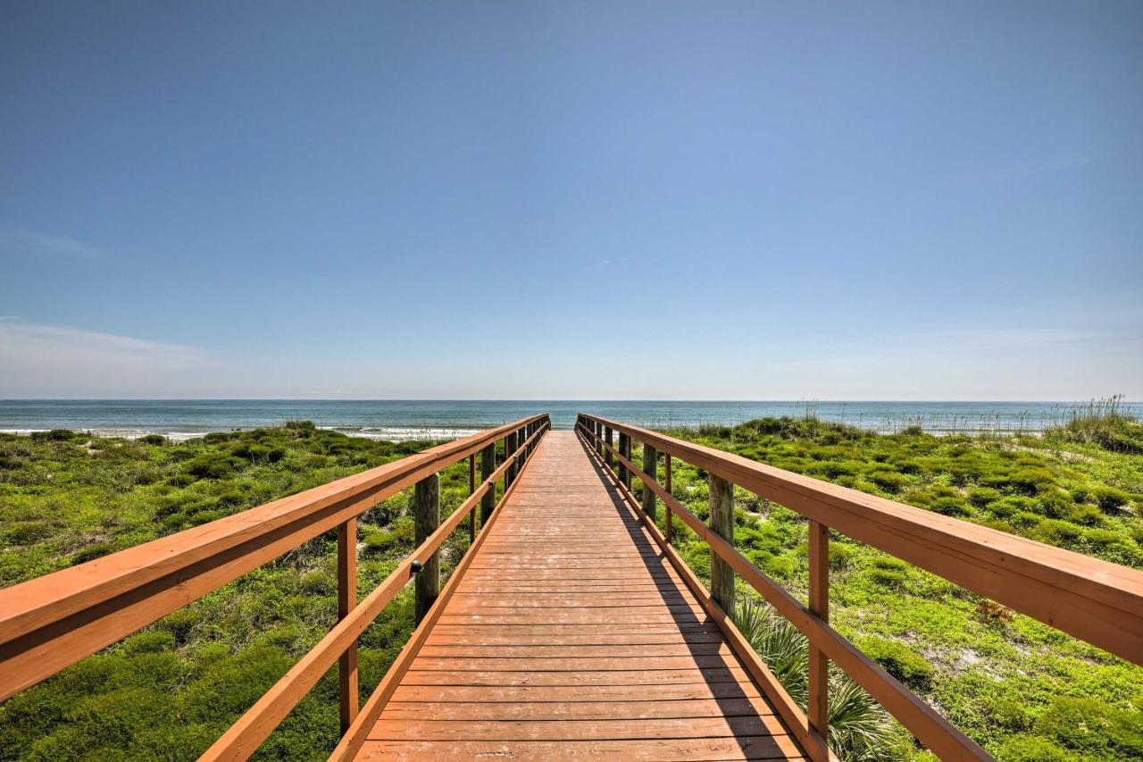 Oceanfront St Augustine Studio With Pool Access! Сент Августин Екстериор снимка