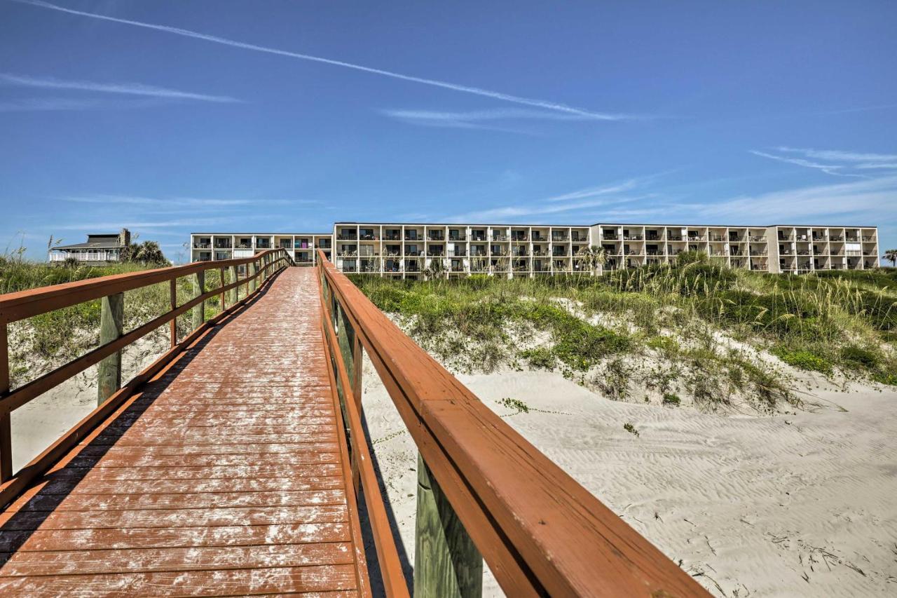 Oceanfront St Augustine Studio With Pool Access! Сент Августин Екстериор снимка