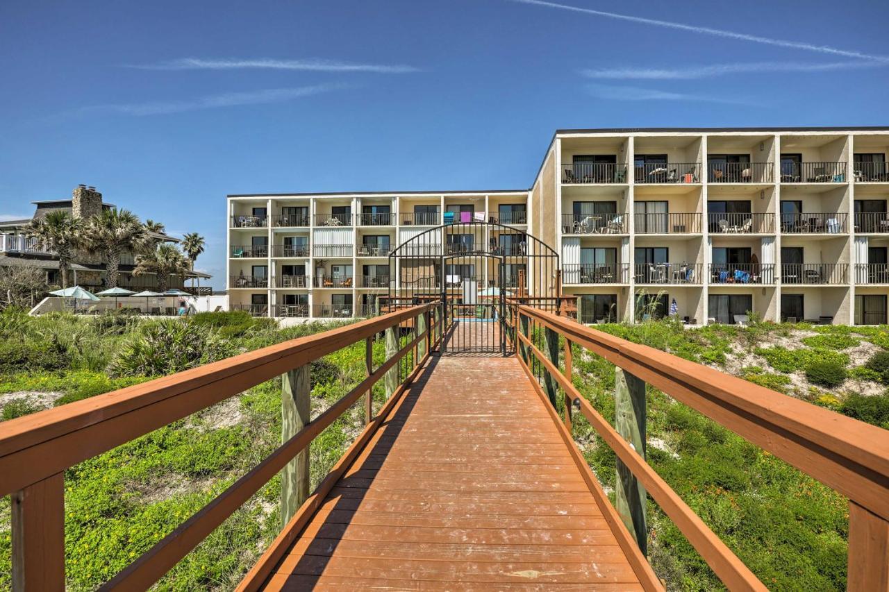 Oceanfront St Augustine Studio With Pool Access! Сент Августин Екстериор снимка